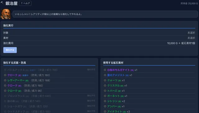 武具強化